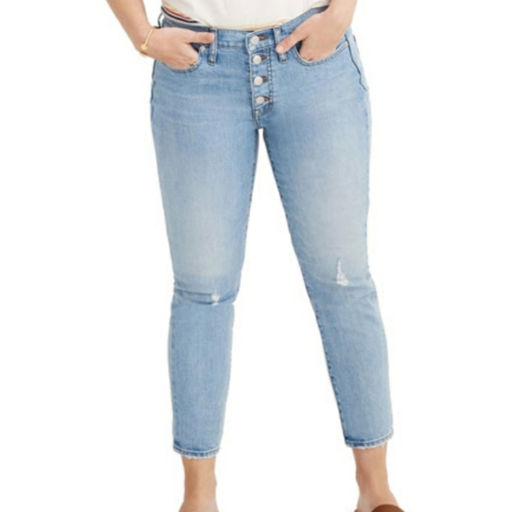 Madewell 9" Highrise Skinny Jeans size 36T